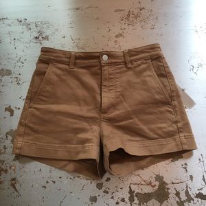 Cotton Twill Short in Ochre